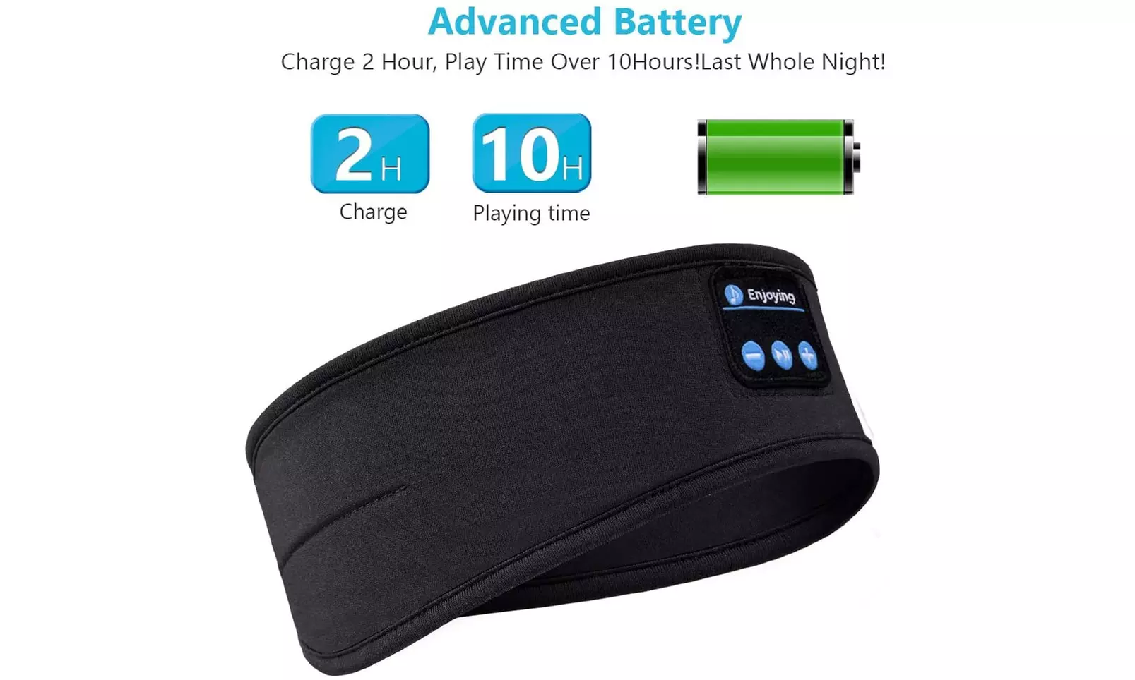 Wireless Bluetooth Stereo Headband Headphones Sleep Headphones Headband