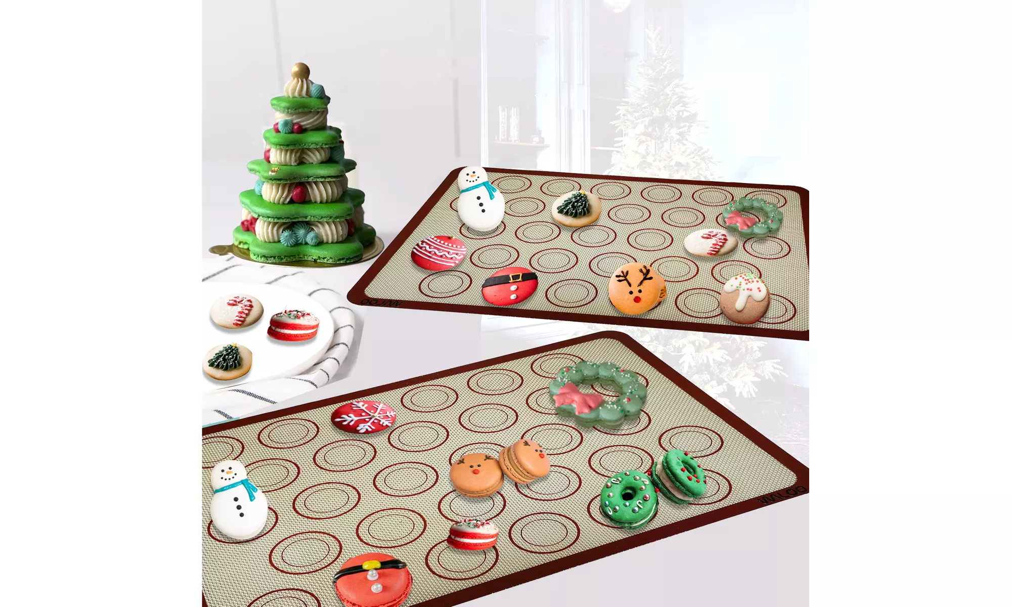 Silicone Macaron  Non Stick Baking Sheet For Perfect Size Macarons  - Primary Image