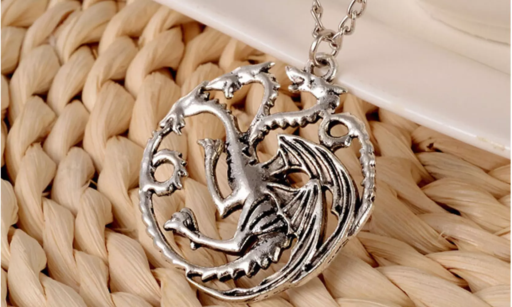 Daenerys Of House Targaryen Themed Dragon Necklace - Primary Image