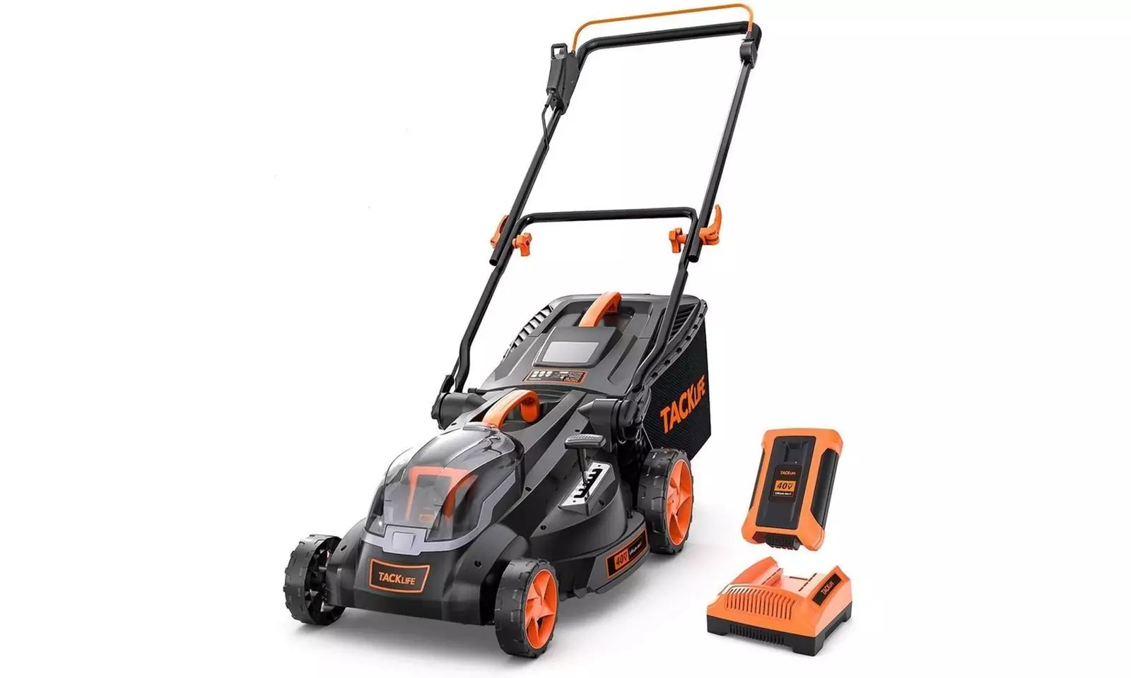 TACKLIFE 40V MAX 4.0Ah 16in Cordless Lawn Mower  - Primary Image