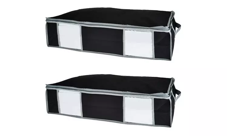 SuperPack 2 Jumbo Underbed Totes w/ Compression Bags - Primary Image