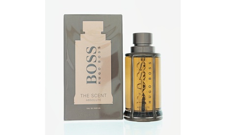 Boss The Scent Absolute By Hugo Boss 3.3 Oz Eau De Parfum Spray New In Box For Men Spicy Spray Eau De Parfum