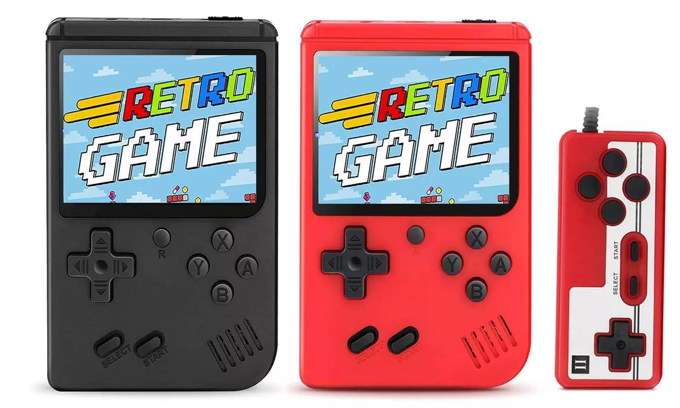 Handheld Game Consoles, Retro Mini Game Player with 400 Classic FC Games - Primary Image