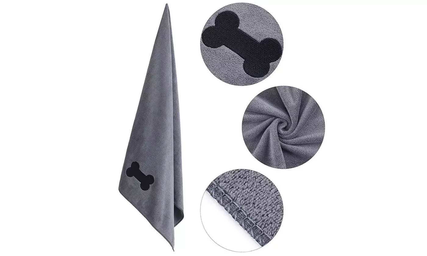 Pet Grooming Towel Absorbent Dog Towels for Dogs Soft Microfiber Quick Drying