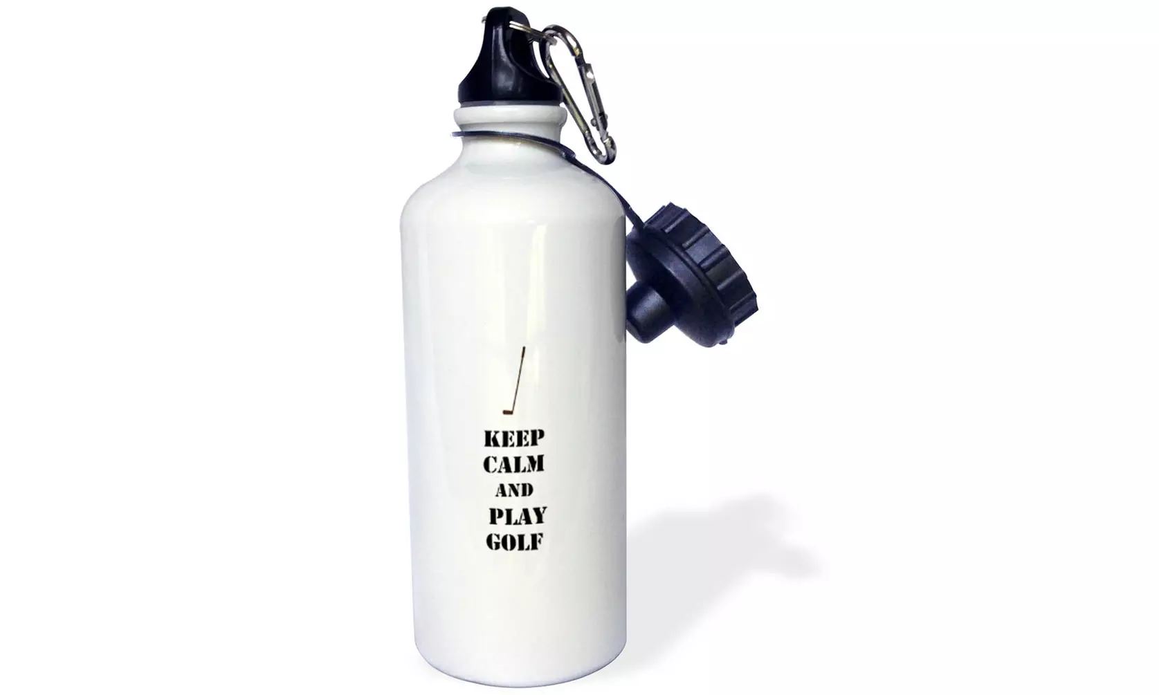  Water Bottle Keep Calm and Play Golf sports theme  - Primary Image