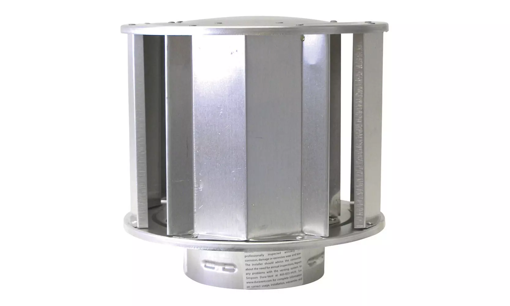 M & G Duravent 6GVVTH 6 Inch Type B Vent High Wind Rain Cap - Second Medium