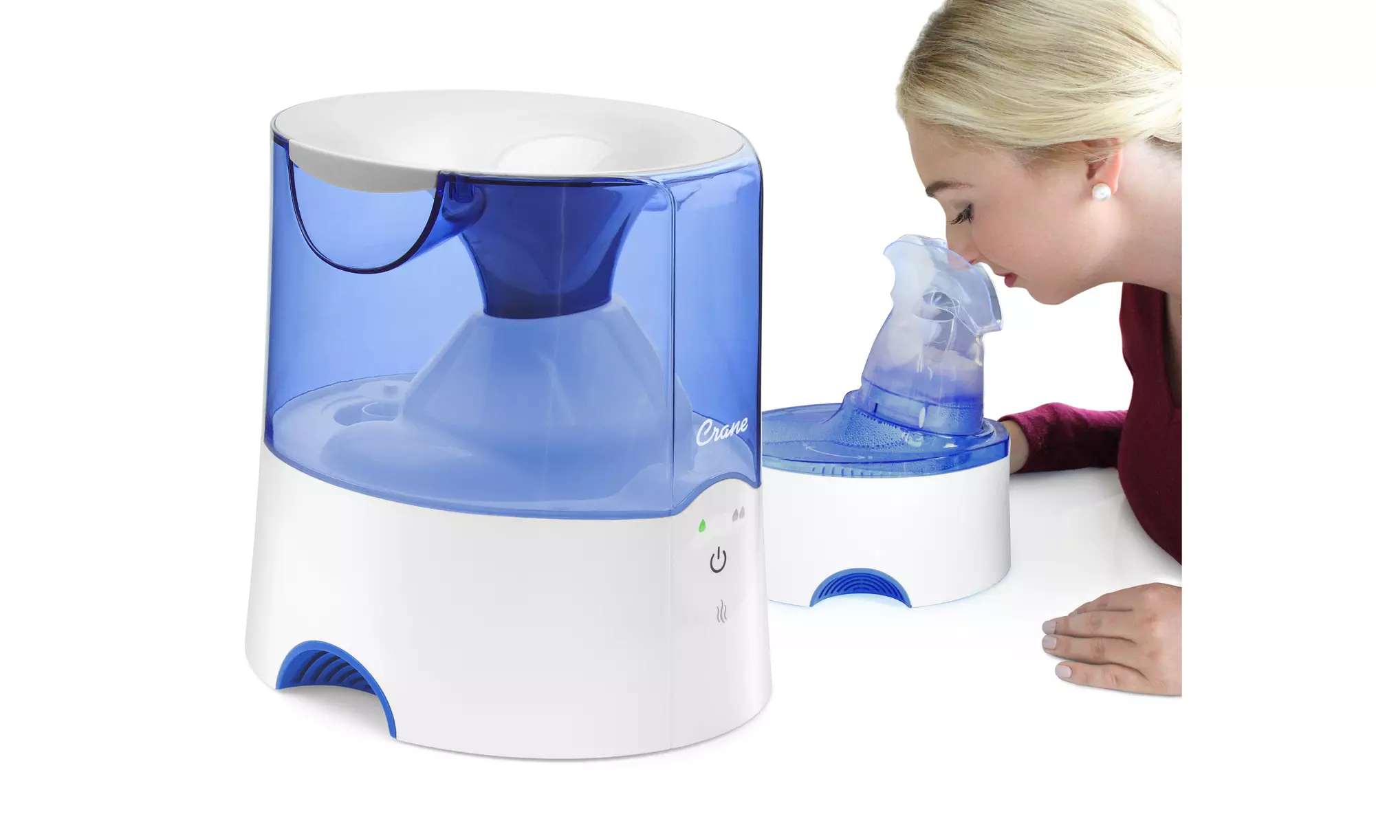 Crane 0.5 Gal. 2-in-1 Warm Mist Humidifier & Personal Steam Inhaler - Primary Image