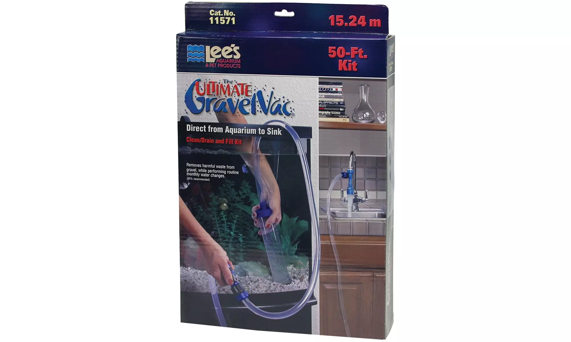 Lee S Aquarium & Pet Products Ultimate Gravel Vac 50 Feet Kit - Second Medium