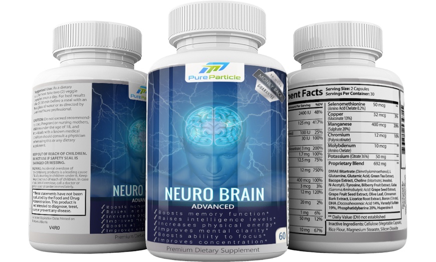 Brain Booster Supplement Nootropic Power Vitamins for Good Memory (60 ...