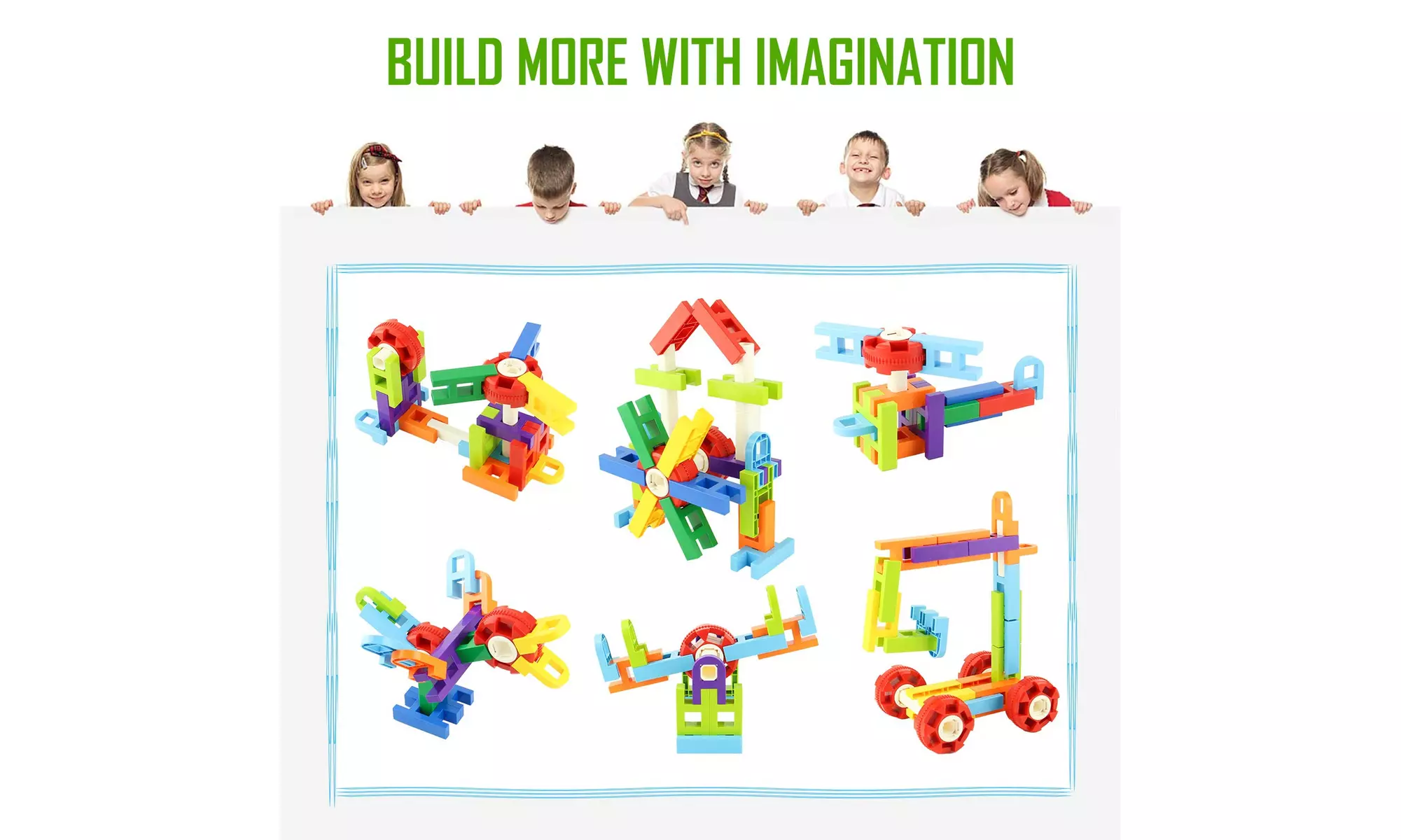 MEIGO STEM Toys - Toddlers Educational Construction  - Second Medium