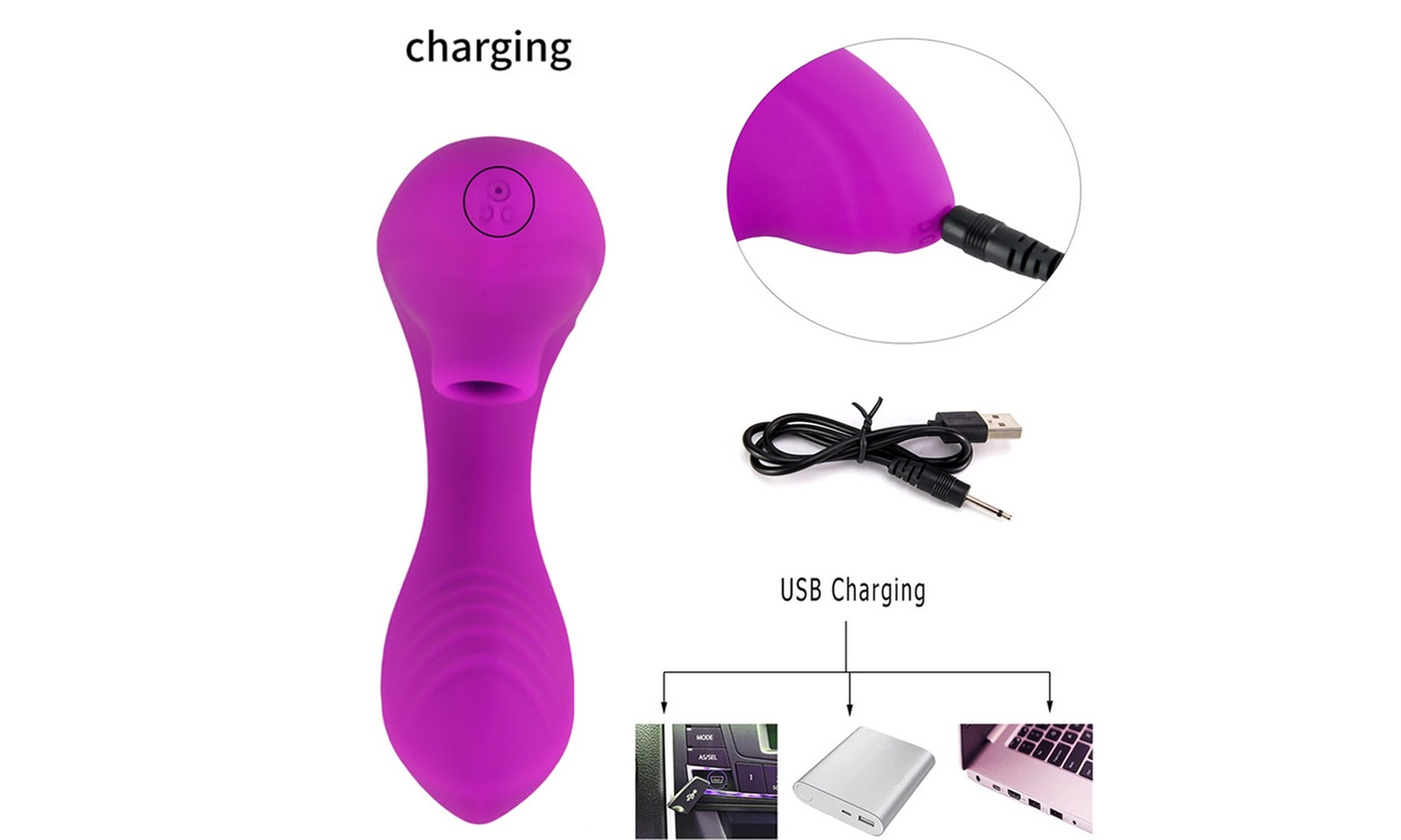 10 Speeds Sucking Vibrator Clit Dildo G spot Massager Sex Toy