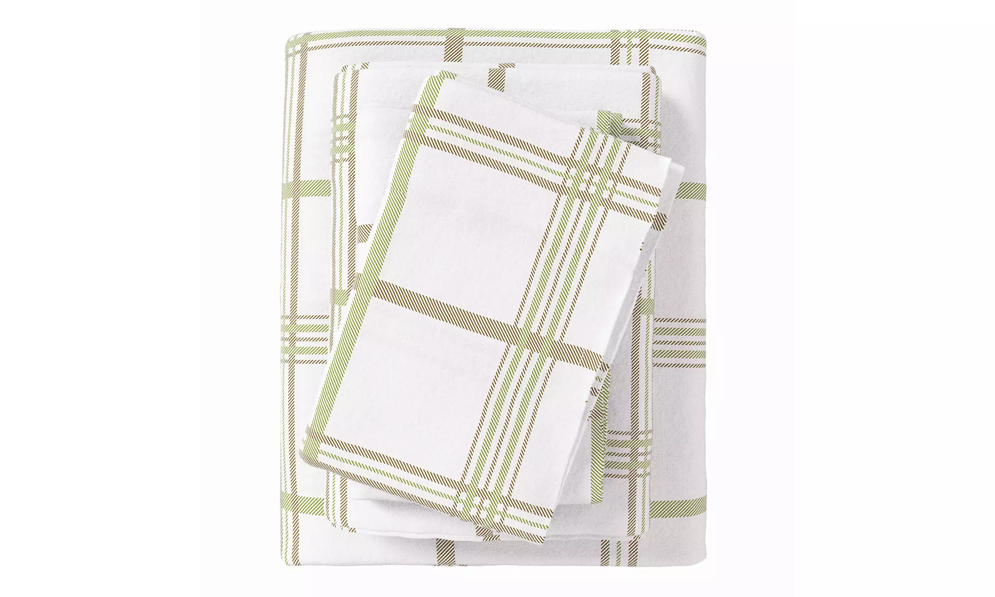 FreshFolds Premium Turkish Cotton Printed Flannel Sheet Set