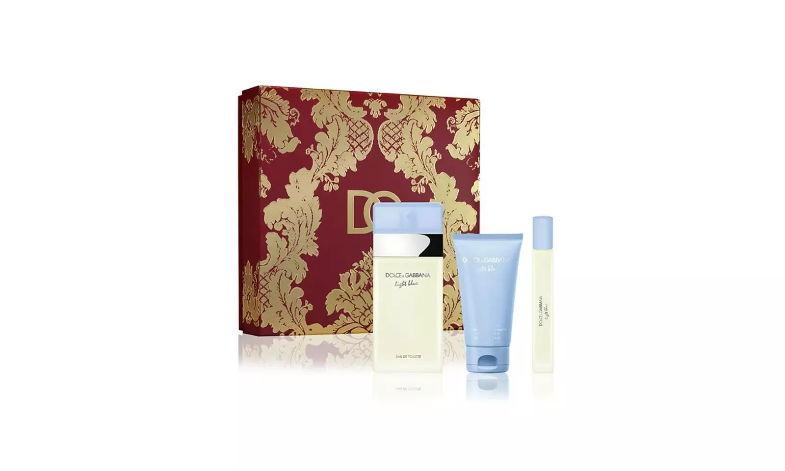 Dolce & fashion gabbana light blue women's perfume gift set