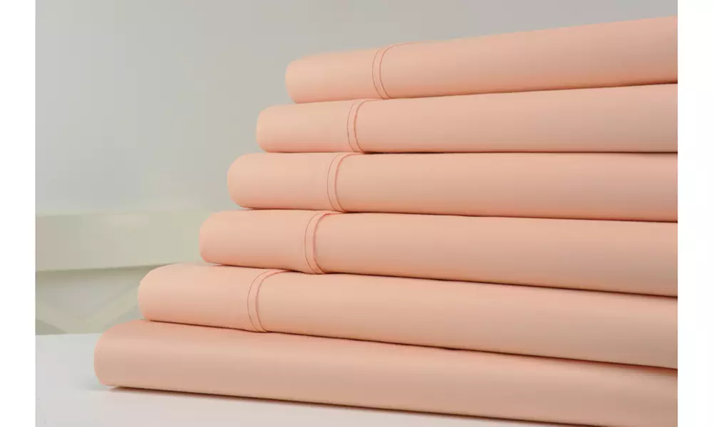 Kathy Ireland Gallery 1200 Thread Count Cotton Rich 6 Piece Sheet Sets