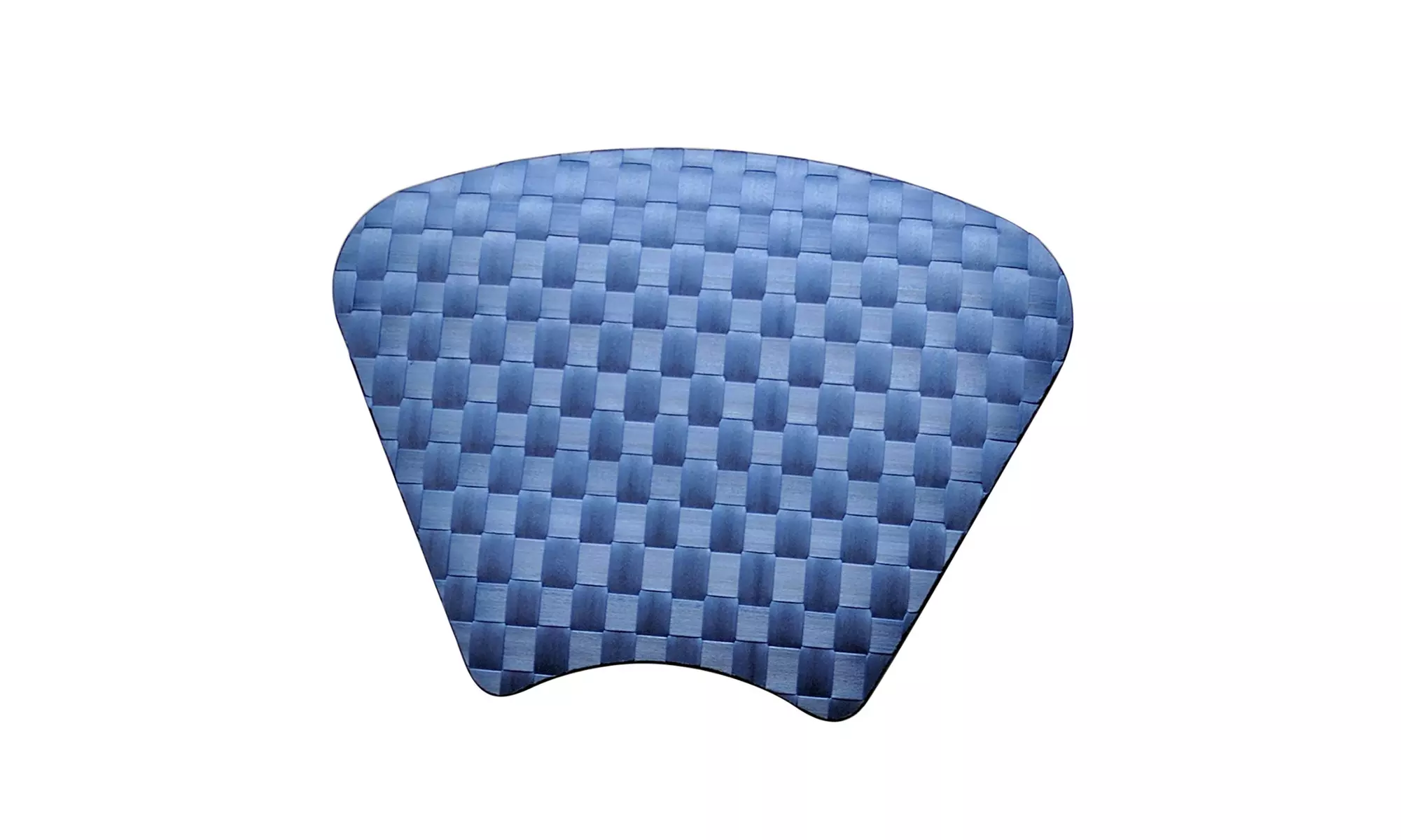 Saleen Half Round Mat (Marine Blue, Set of 4) - Second Medium