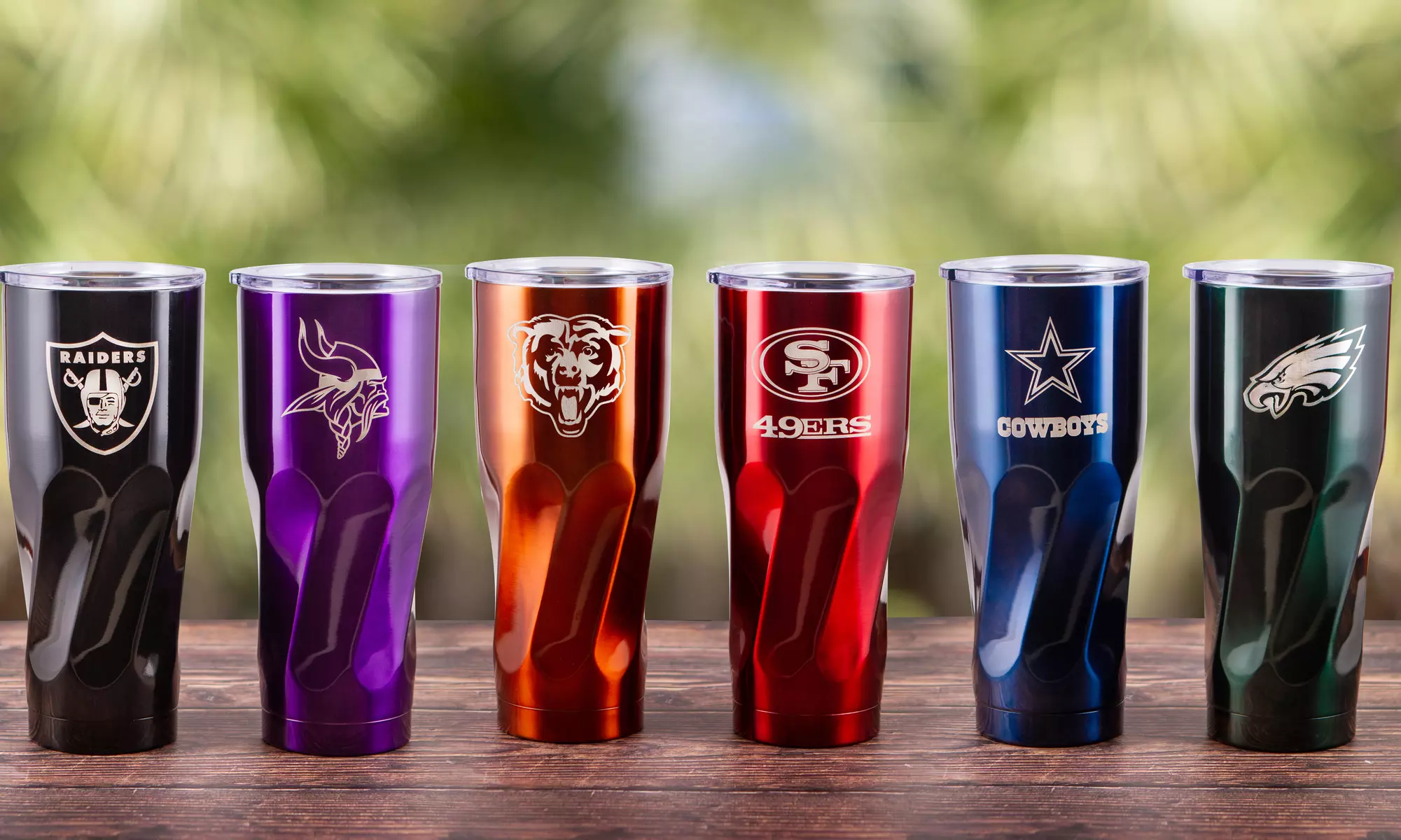 Duckhouse Sports NFL 30 oz. Stainless Steel Travel Tumbler w/ Swirl Base - Primary Image