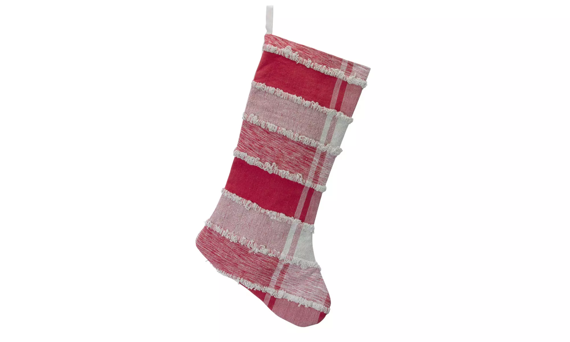 Plaid Stocking 20"H (Set of 2)  Cotton - Primary Image