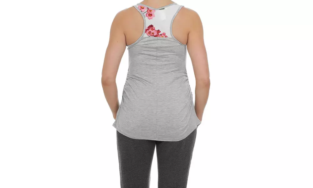 Brandy Blu Maternity "Bless The Belly" Graphic Tank Top - Second Medium