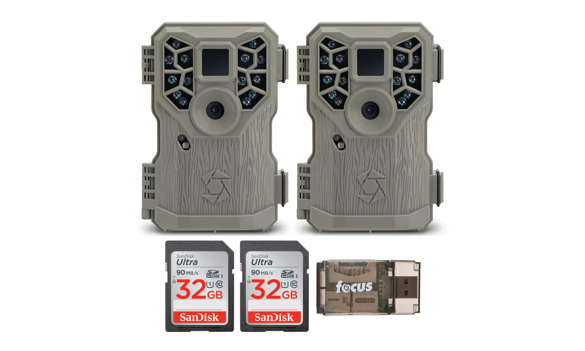 Stealth Cam PX20 20MP Trail Camera (2-Pack) with Two 32GB SD Cards and Reader - Primary Image