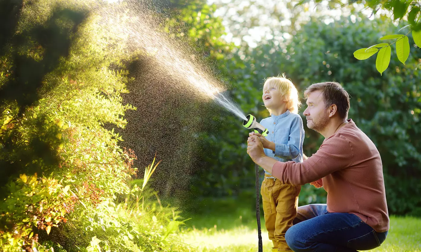 iMounTEK Non-Expandable Garden Hose Kink-Free Water Hose Kit - 50FT/75FT/100FT 