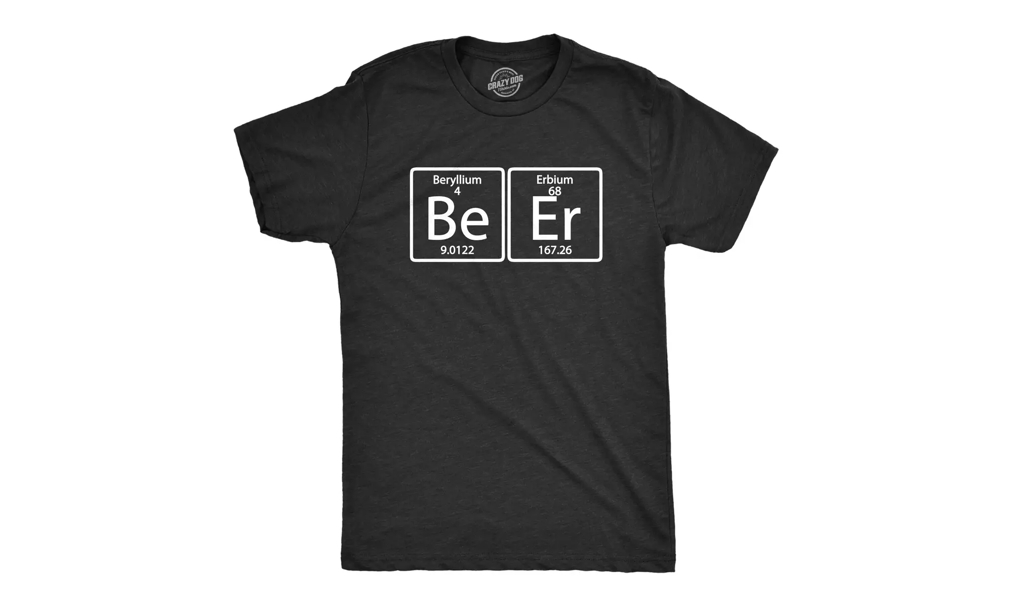 Element of Beer Nerdy Science T-Shirt Periodic Table Geek Graphic Tees - Primary Image