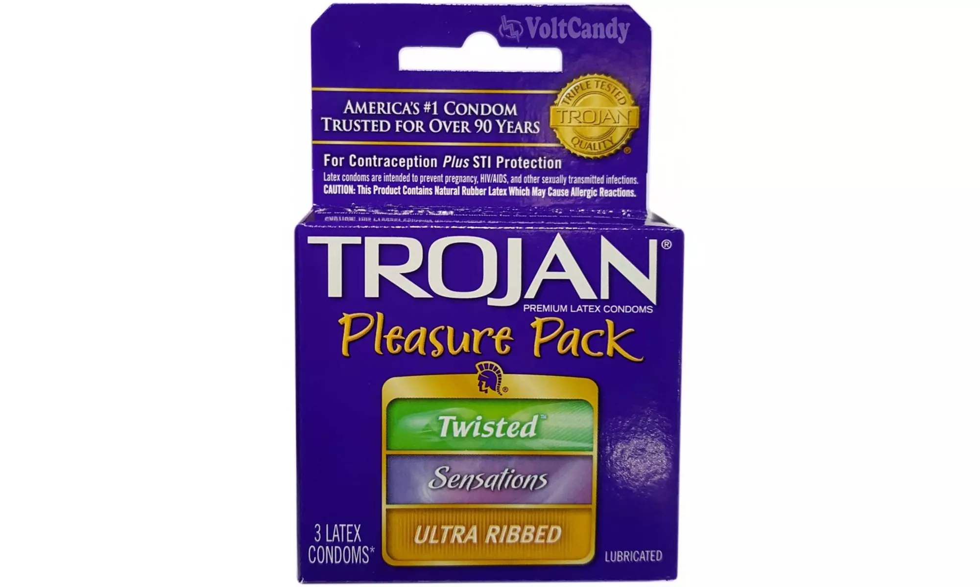 Trojan Pleasure Variety Packs Lubricated Condoms - Primary Image