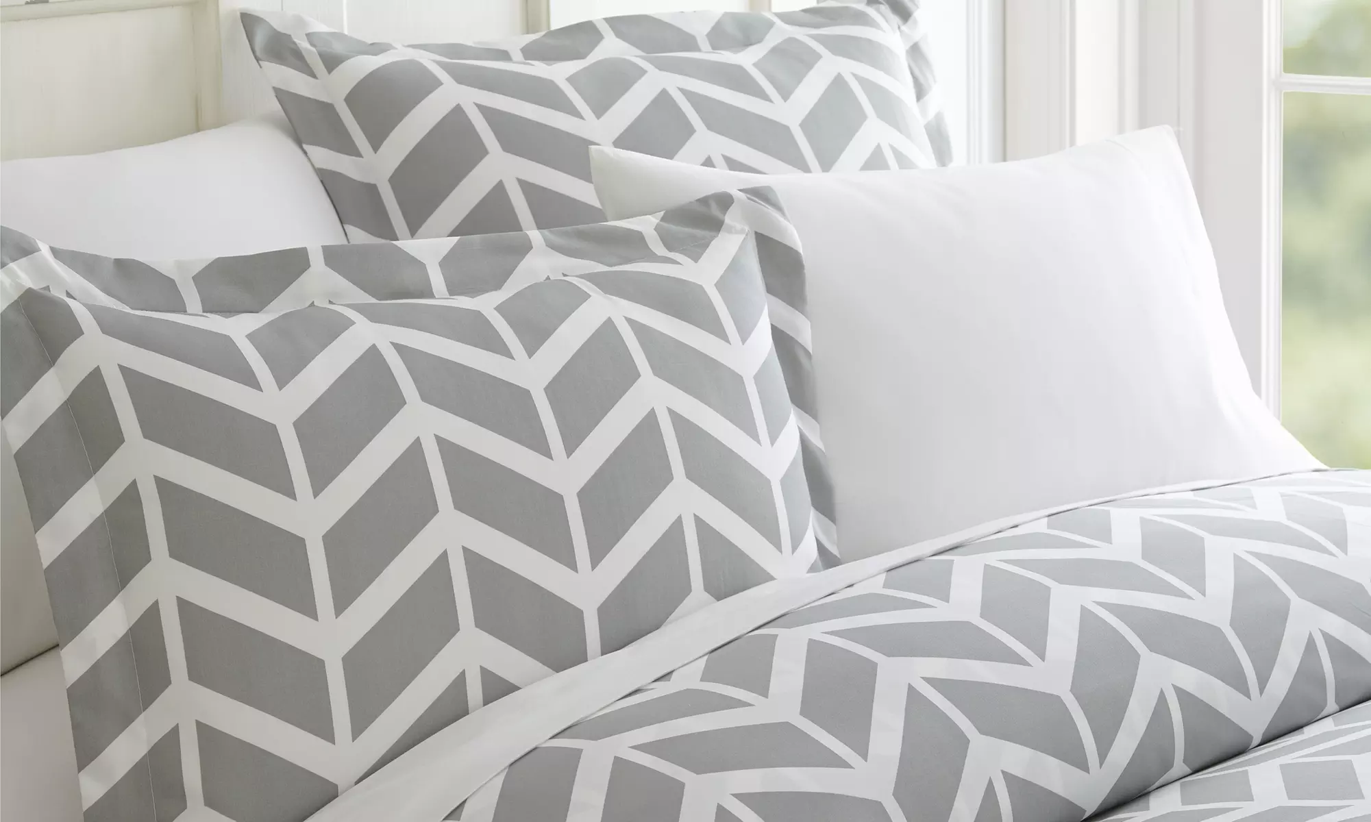 Merit Linens Premium 3 Piece Pattern Duvet Cover Set 