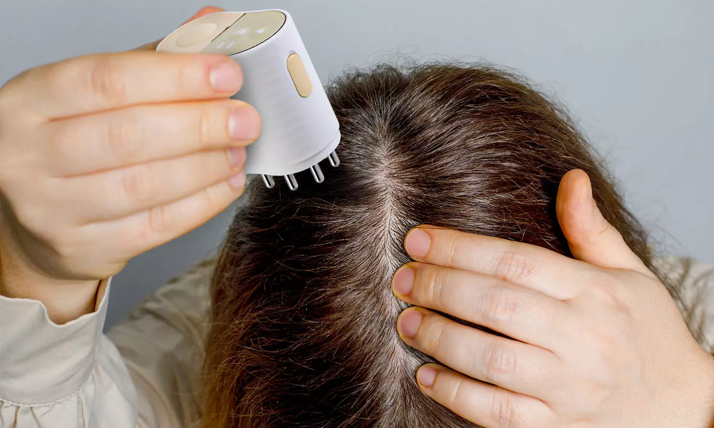  iMounTEK 2-in-1 Electric Scalp Massager & Hair Oil Applicator for Hair Growth