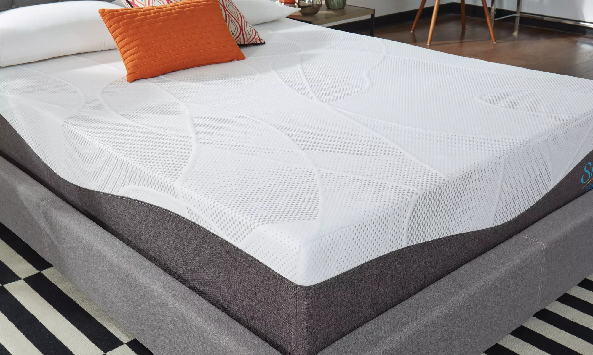 Slumber Solutions Renew 12" Custom Comfort Gel Memory Foam Mattress 