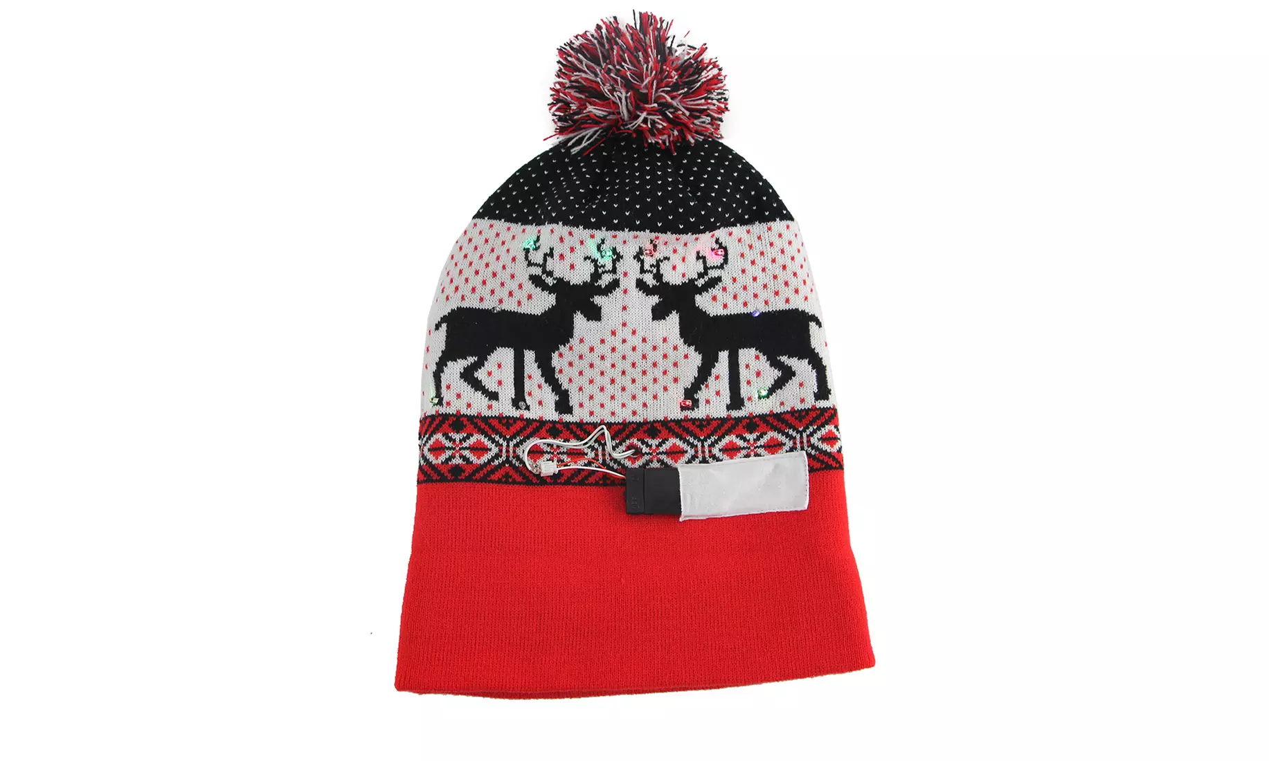 EZGO Colorful 10 LED Light Up Beanie Knit Hat Winter Warm