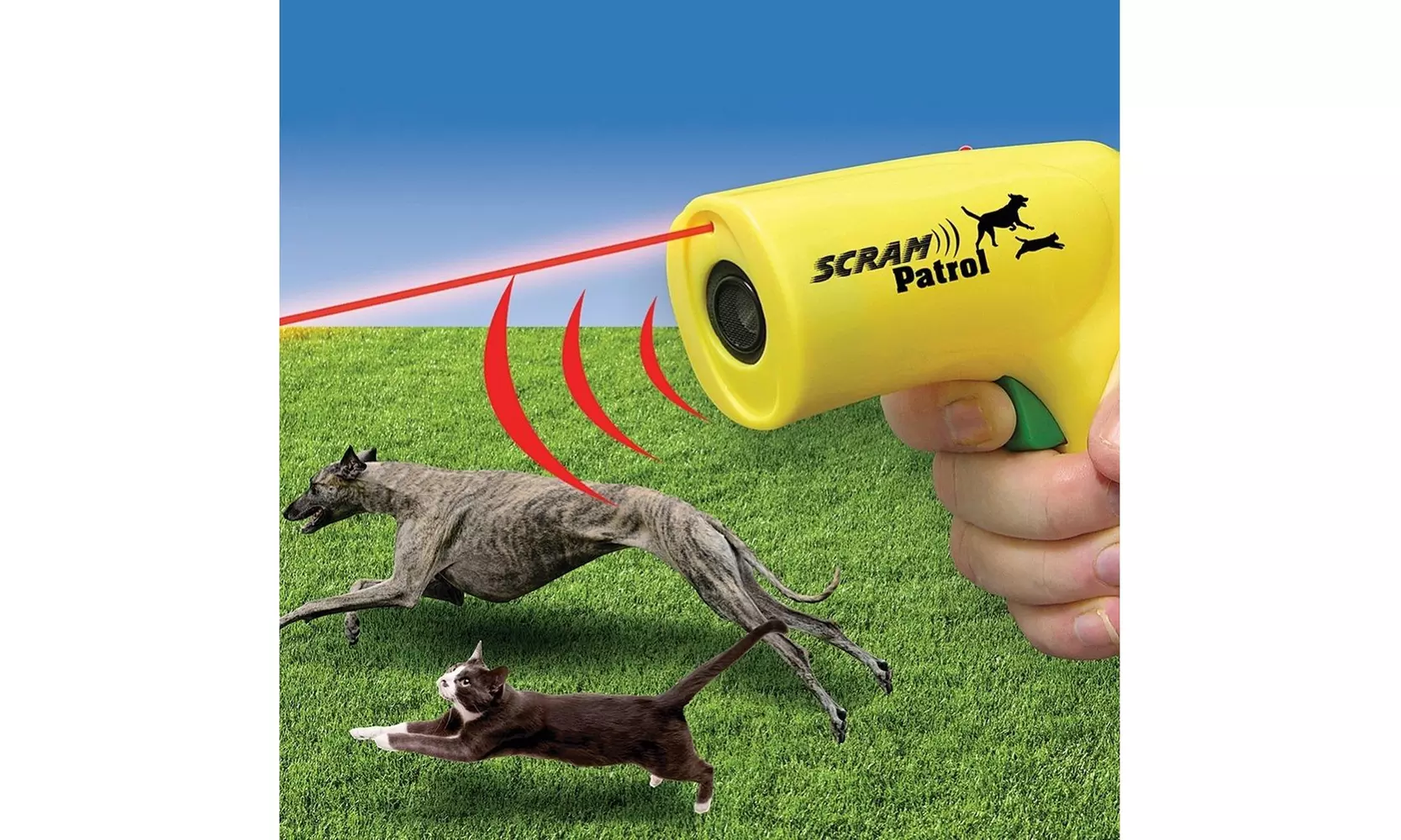 Ultrasonic Scram Patrol Dog Repeller Chaser Stop Barking Attack - Second Medium