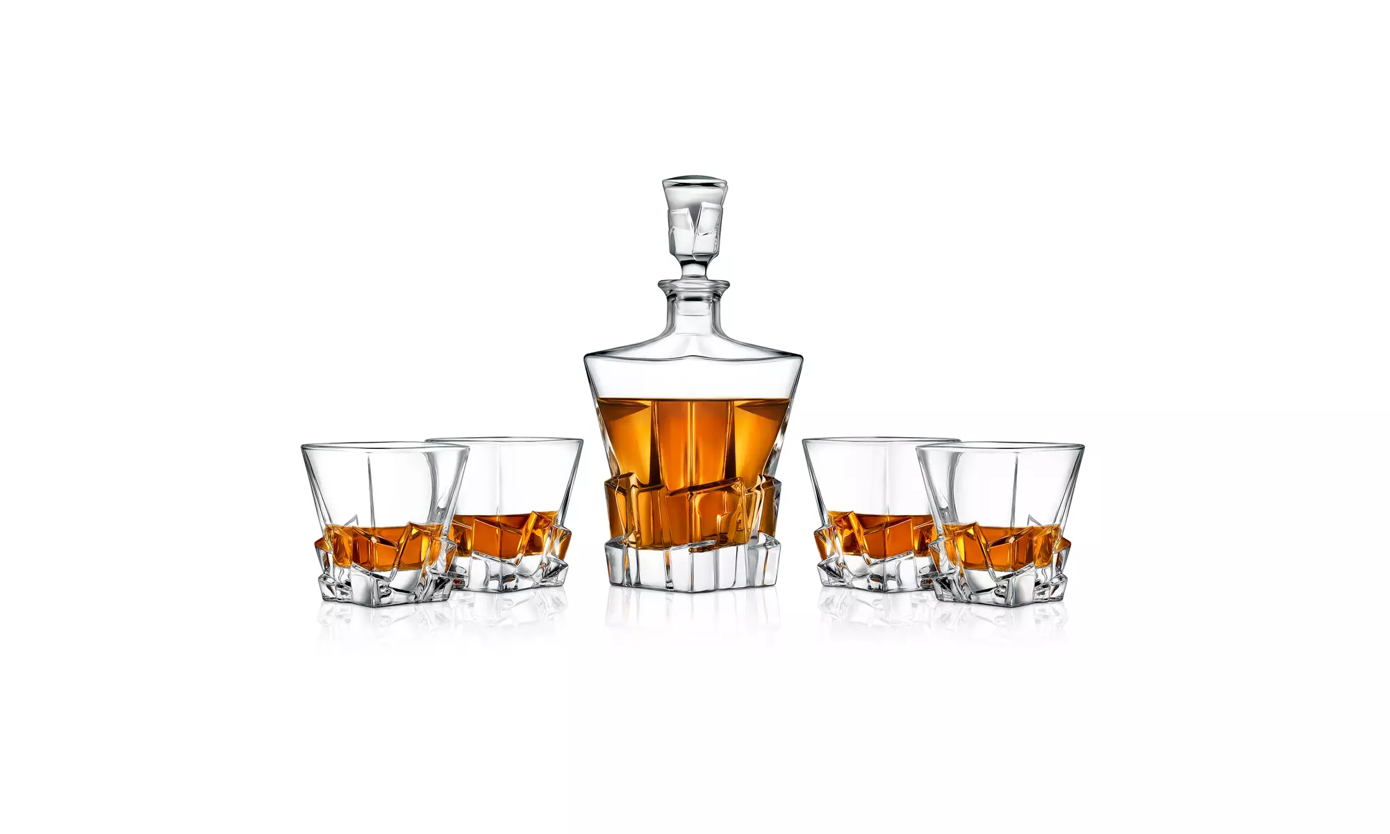 Whiskey Glass Decanter Aerator Set with Whiskey Glasses - Primary Image
