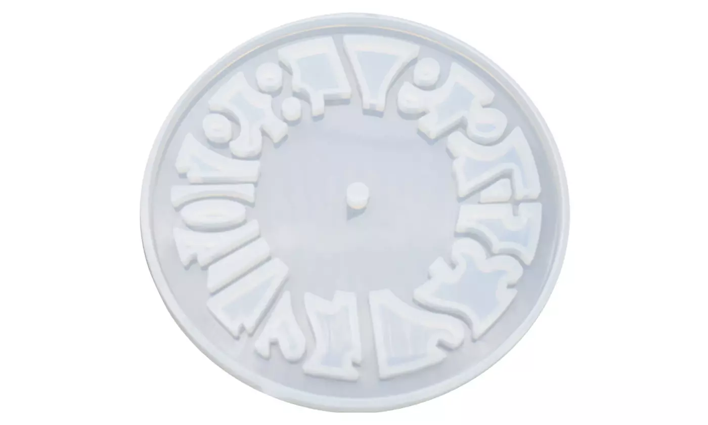Silicone Clock Epoxy Resin Mold DIY Making Casting Tool Mould Handmade Craft