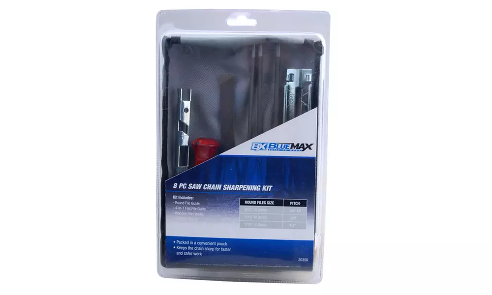 Blue Max 8pc Saw Chain Sharpening Kit - Primary Image