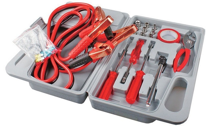 Emergency Roadside Tool Kit 31 Piece Groupon