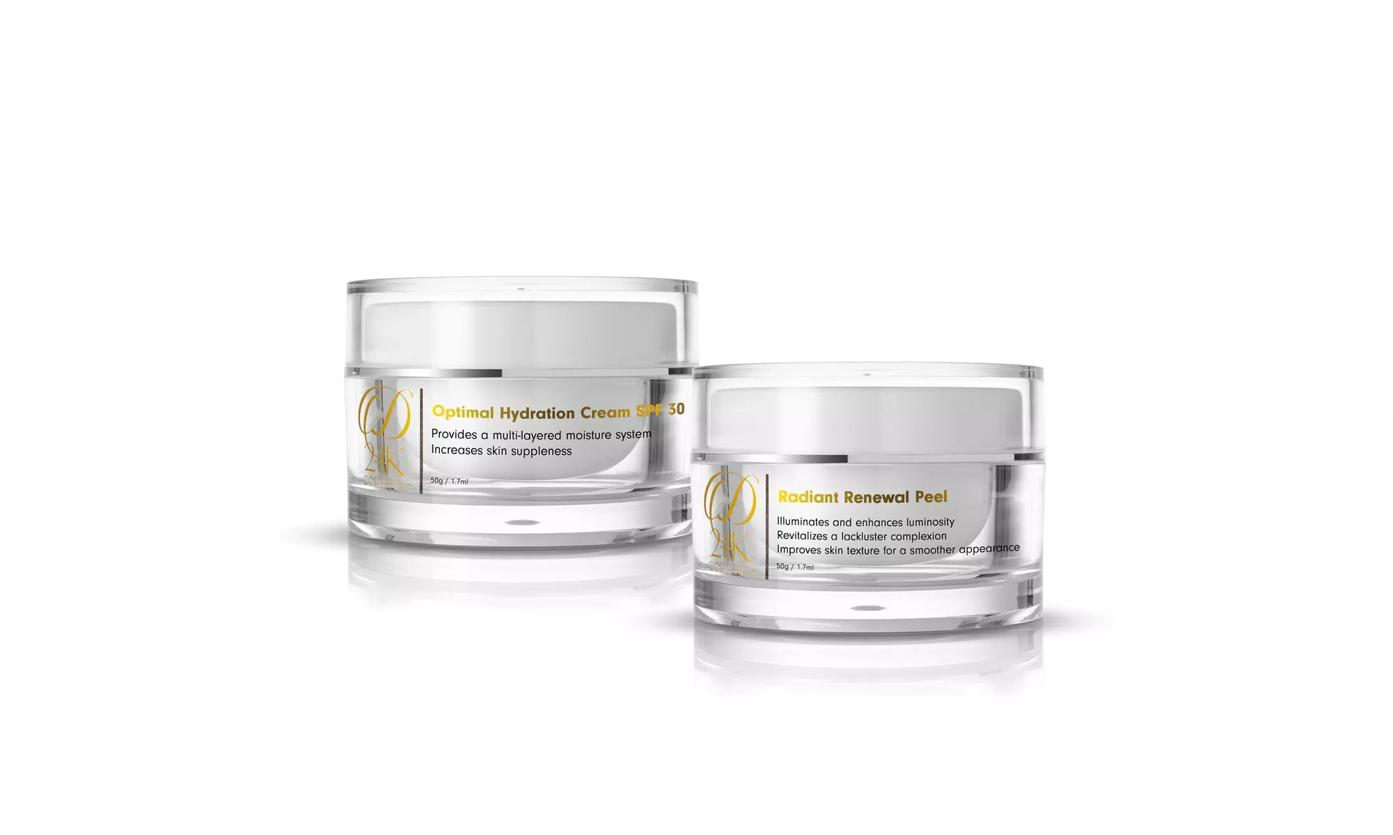 DAILY PREP DUO (D24K Hydration Cream SPF 30 and Radiant Renewal Facial Peel) - Second Medium