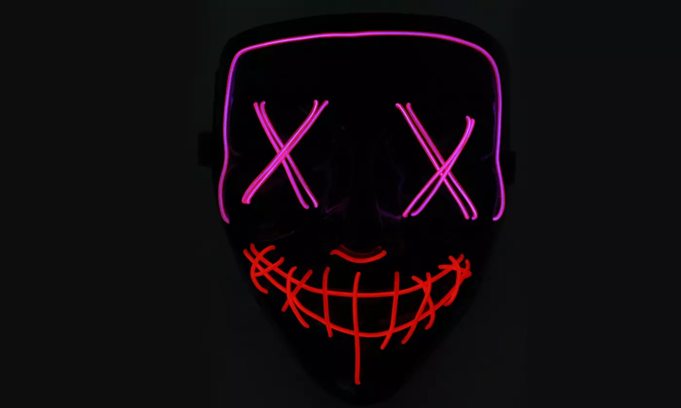 Halloween LED Purge Mask Light Up Funny Masks