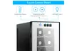 12 Bottle Thermoelectric Wine Cooler Freestanding Temperature Display Glass Door - Second Medium