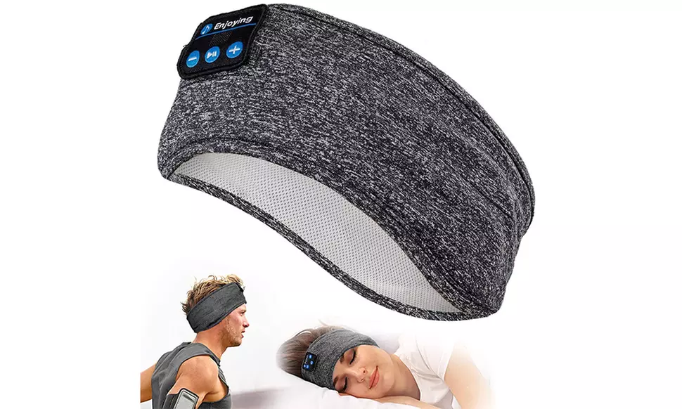 Bluetooth Sports Headband Headphones with Speakers Sleeping, Workout, Jogging - Primary Image