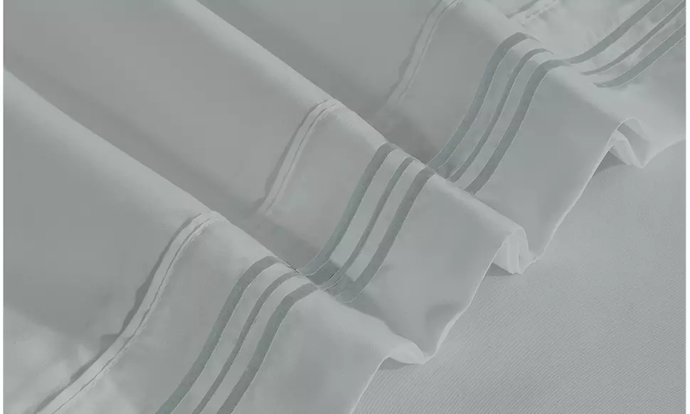 Ruvanti 1800 Series 4 Piece Microfiber Bed Sheet Set Soft Deep Pocket Sheet