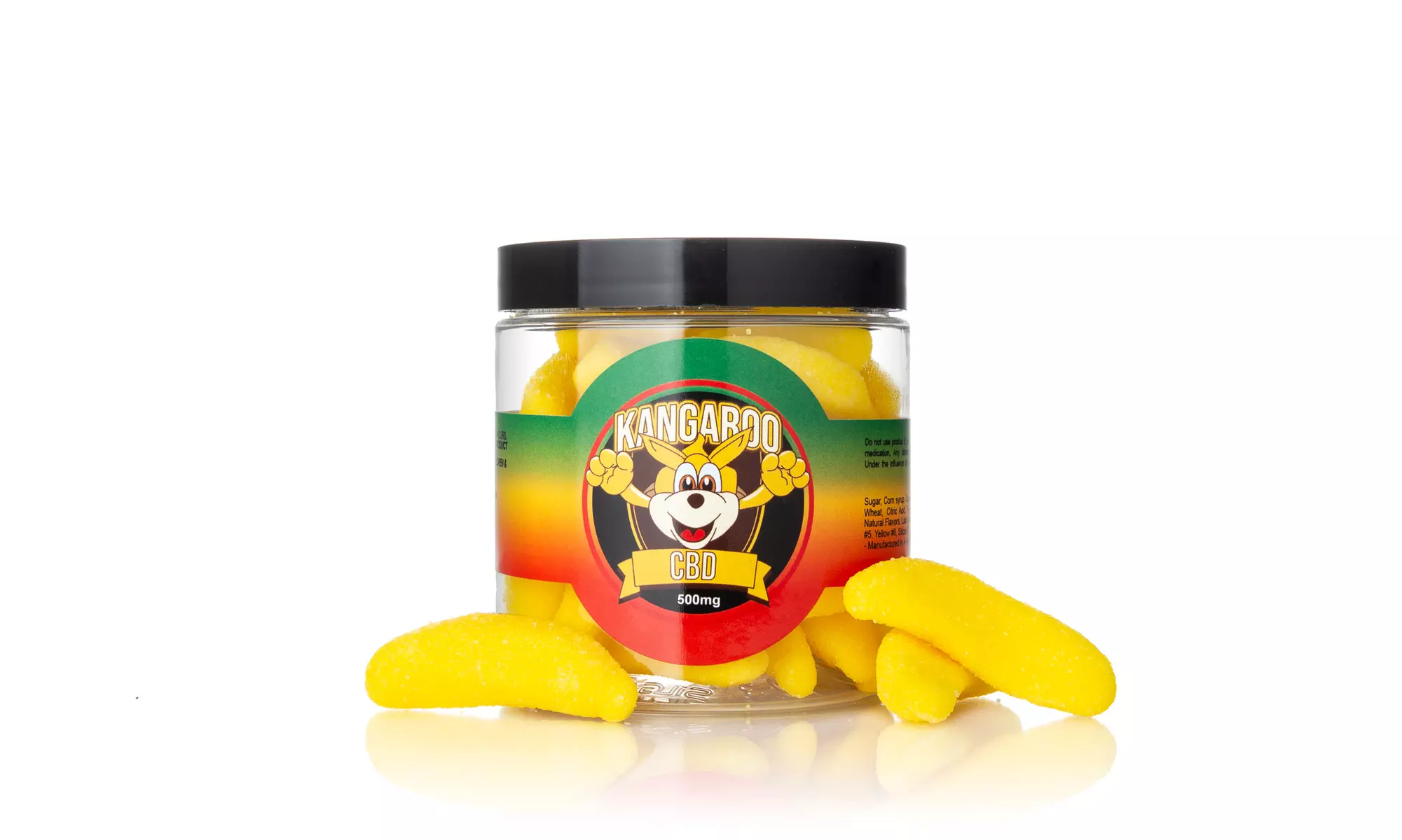 100% Organic CBD-Infused Sweet Banana Gummies from Kangaroo CBD