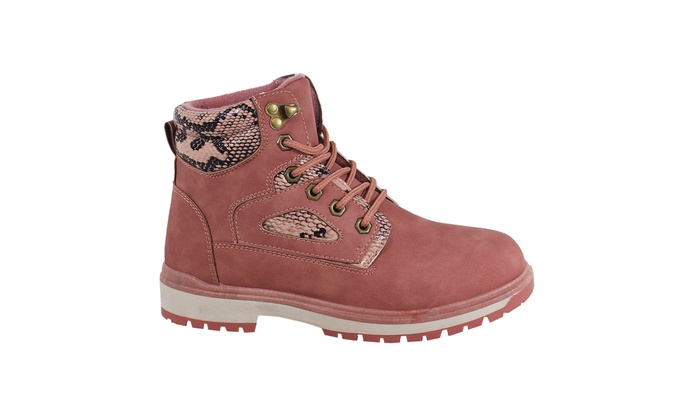 women's short lace up boots