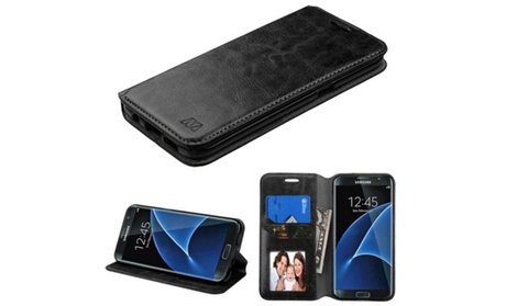 Insten Folio Leather Wallet Case with Card holder For Samsung...