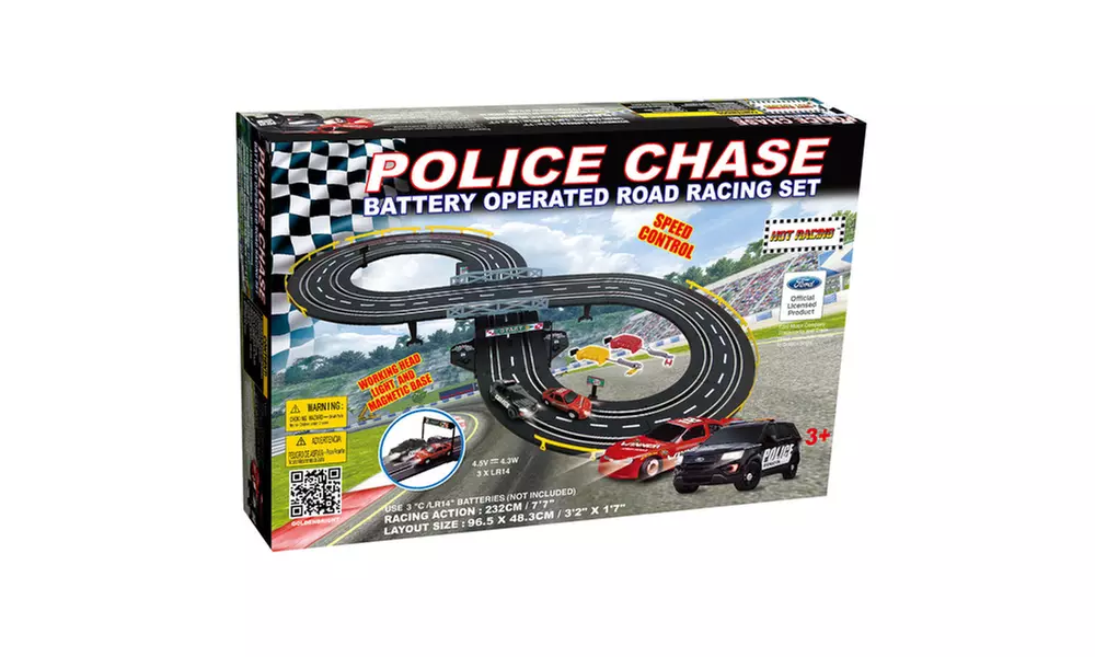 Battery Operated Police Chase Road Set - Second Medium