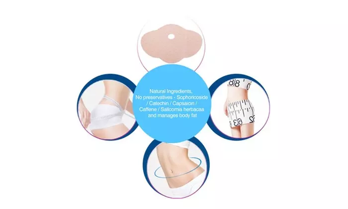 Belly Detox Wrap Abdomen Fat Burning Navel Stick Slimming Patches(5 Pack) - Second Medium