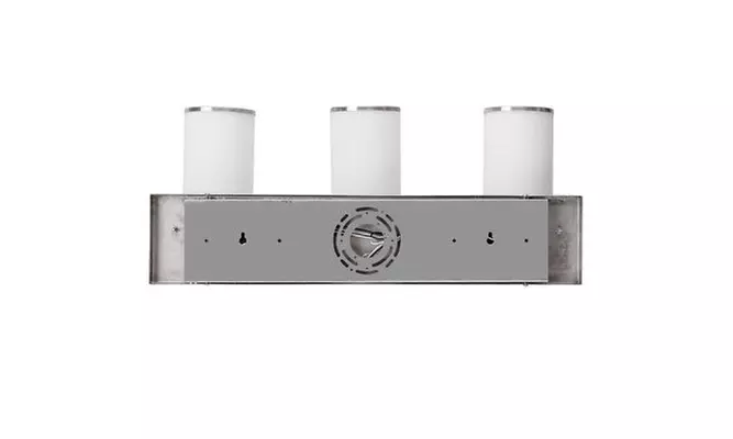  Costway 3-Light LED Vanity Fixture Nickel Wall Sconces Lighting Bathroom  