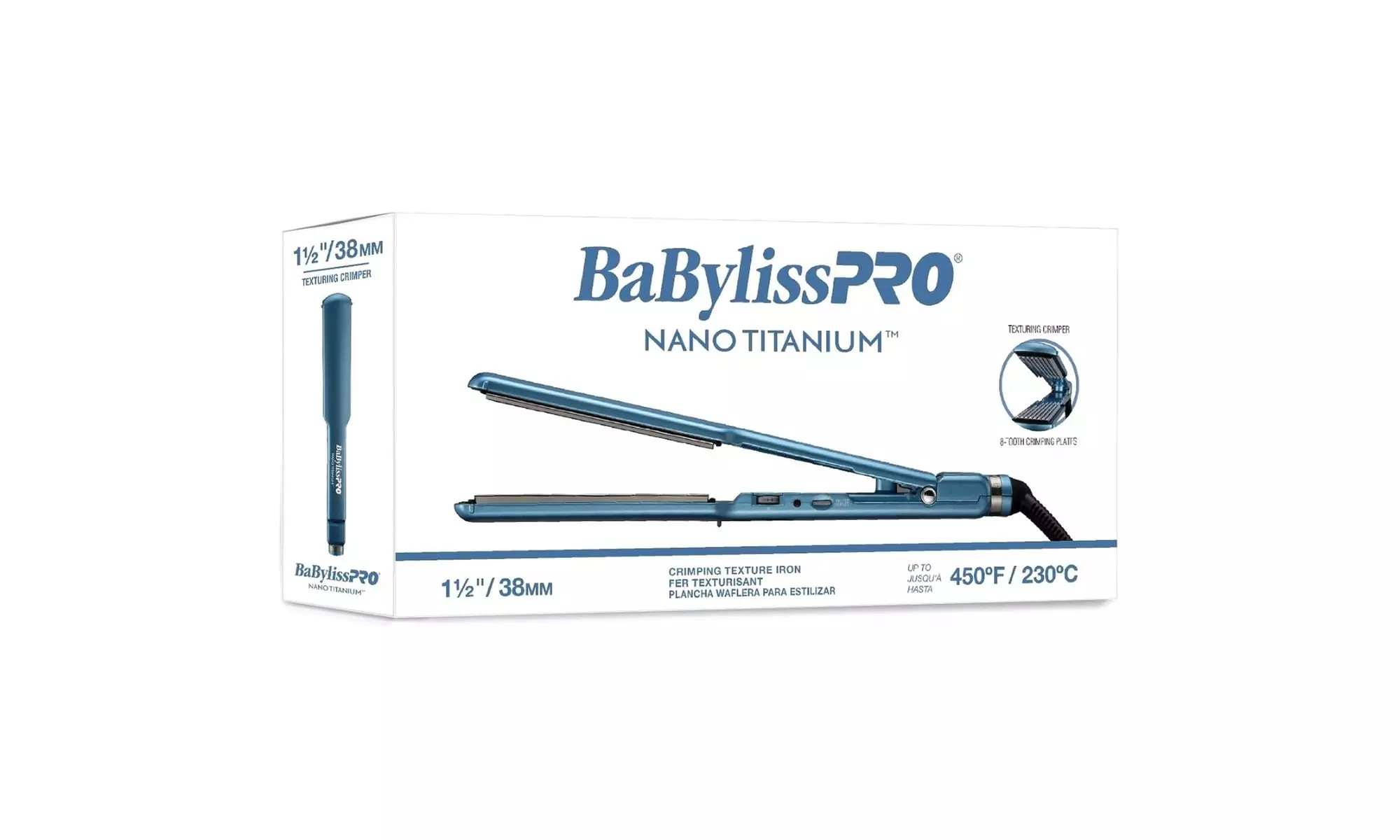 BaByliss Pro Nano Titanium Crimping Styling Iron - 1 1/2 - Primary Image