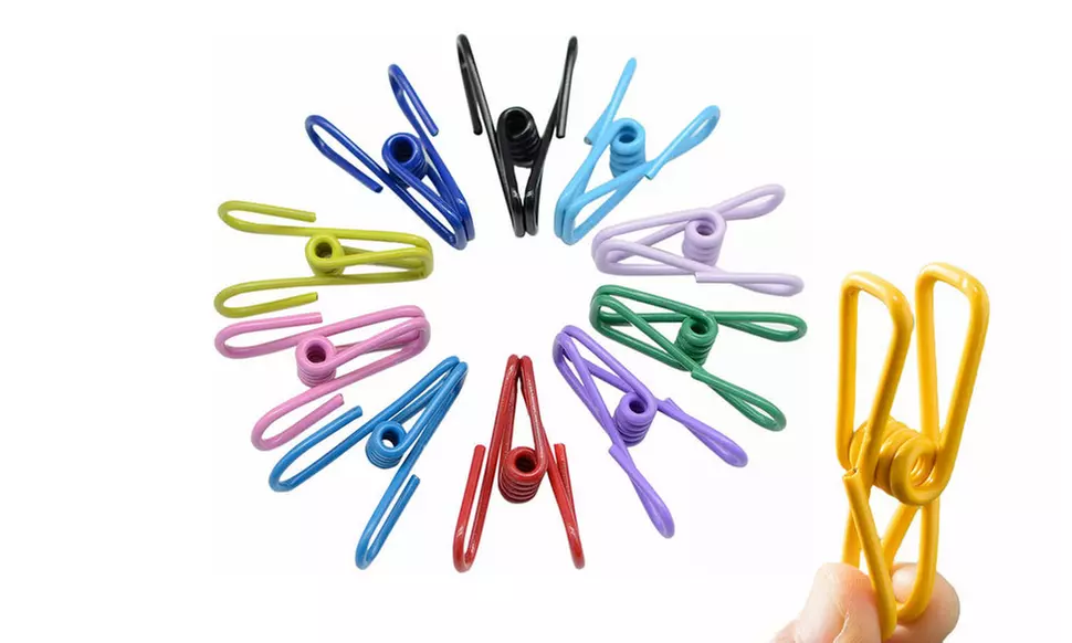 20-Pack Utility Clips for Clothespins Paper Food Bag Clothes Pins Chip Clips - Primary Image