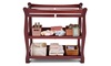 Cherry Sleigh Style Baby Infant Newborn Changing Table Nursery Diaper Station