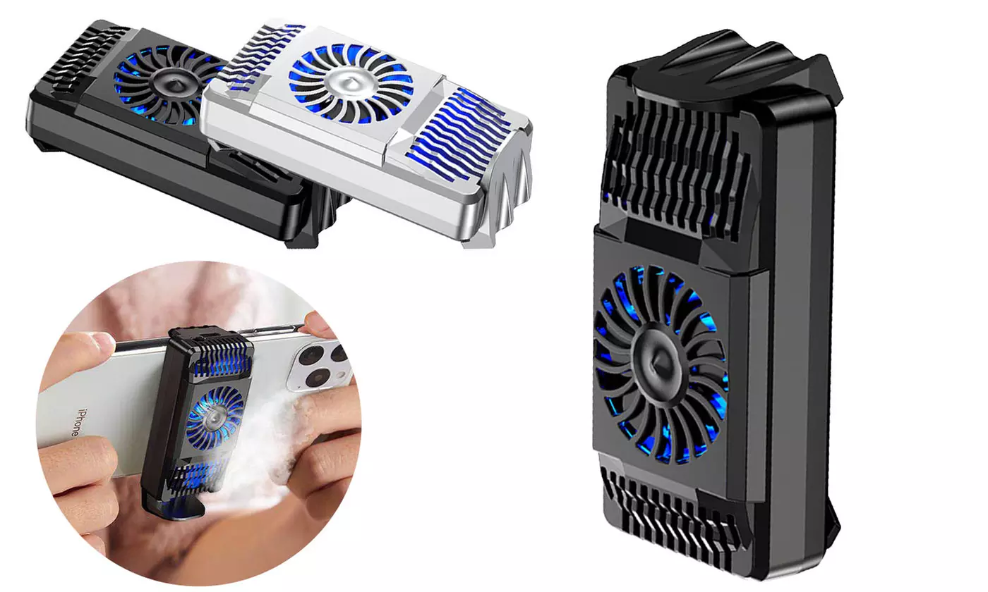 Universal Mobile Phone Cooler Semiconductor Radiator Cooling Fan Holder - Primary Image